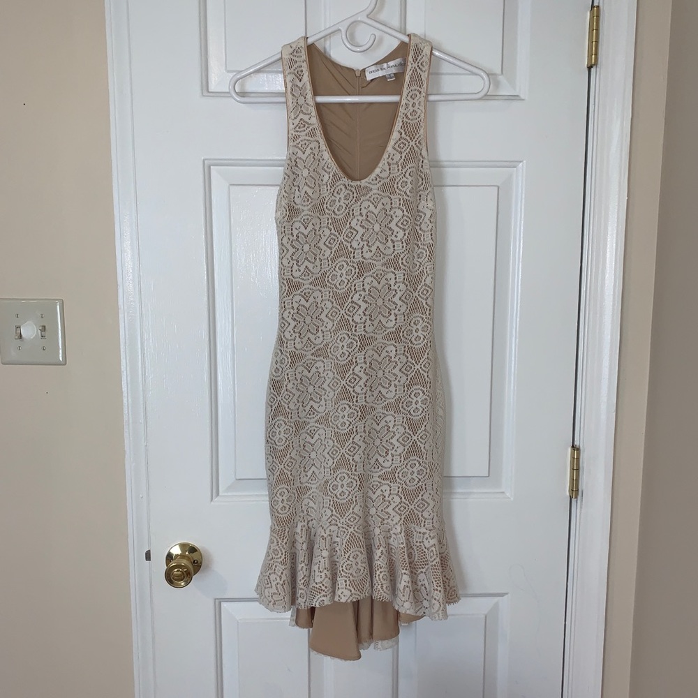 Lace Sleeveless Mermaid Dress